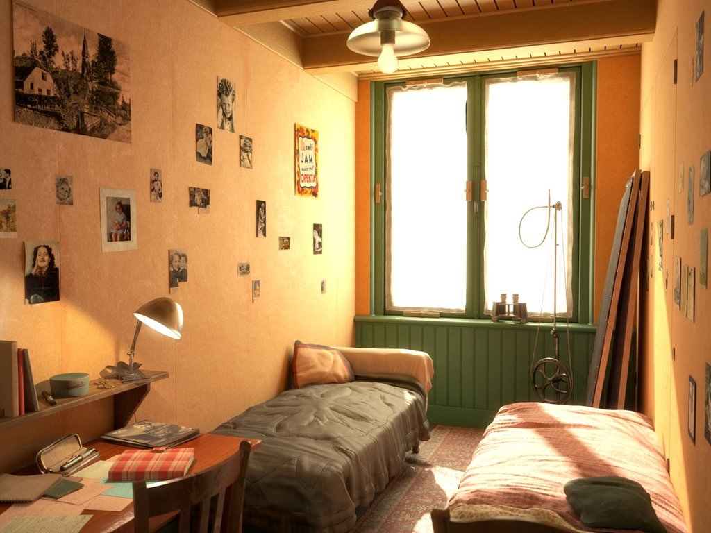 Kamer van Anne Frank en Fritz Pfeffer
