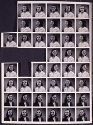 Pasfotovel van Margot Frank (1939)